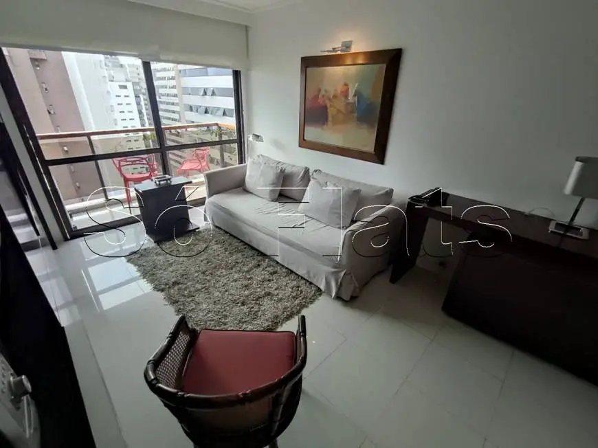 Foto 3 de Flat com 1 Quarto para alugar, 42m² em Jardins, São Paulo