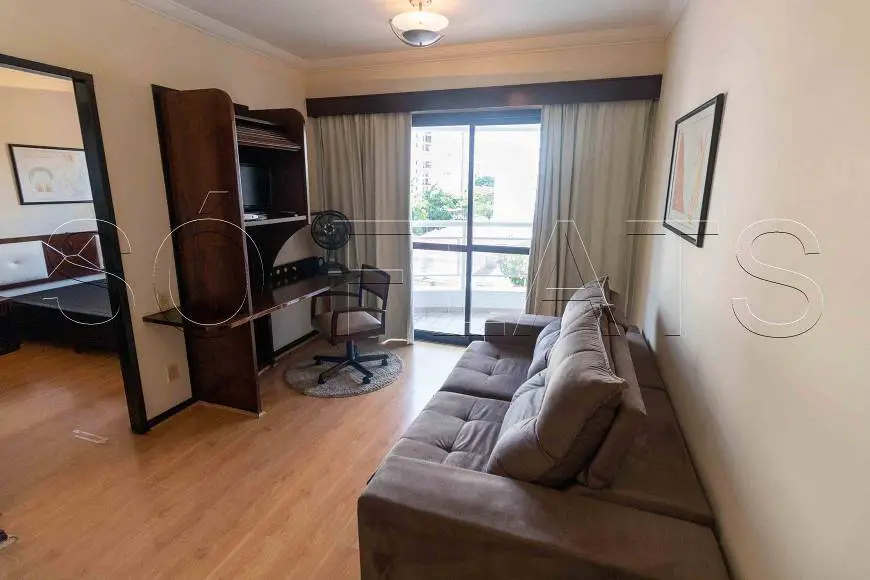 Foto 1 de Flat com 1 Quarto para alugar, 36m² em Moema, São Paulo