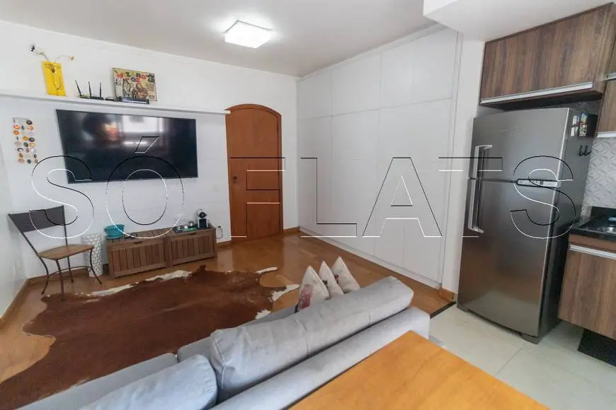 Foto 5 de Flat com 1 Quarto para alugar, 55m² em Moema, São Paulo