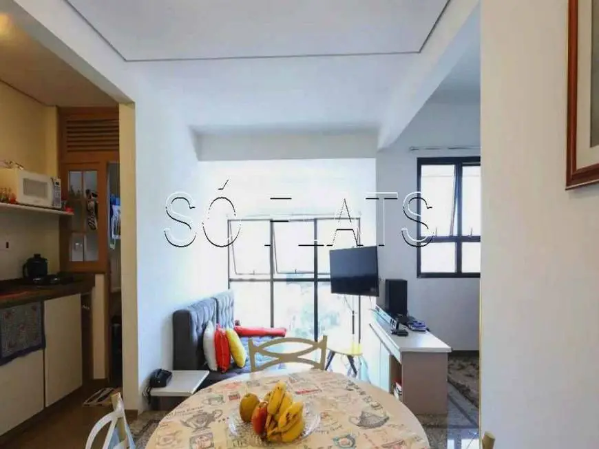 Foto 2 de Flat com 1 Quarto à venda, 55m² em Santana, São Paulo