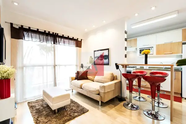 Foto 2 de Flat com 1 Quarto para alugar, 38m² em Vila Nova Conceição, São Paulo