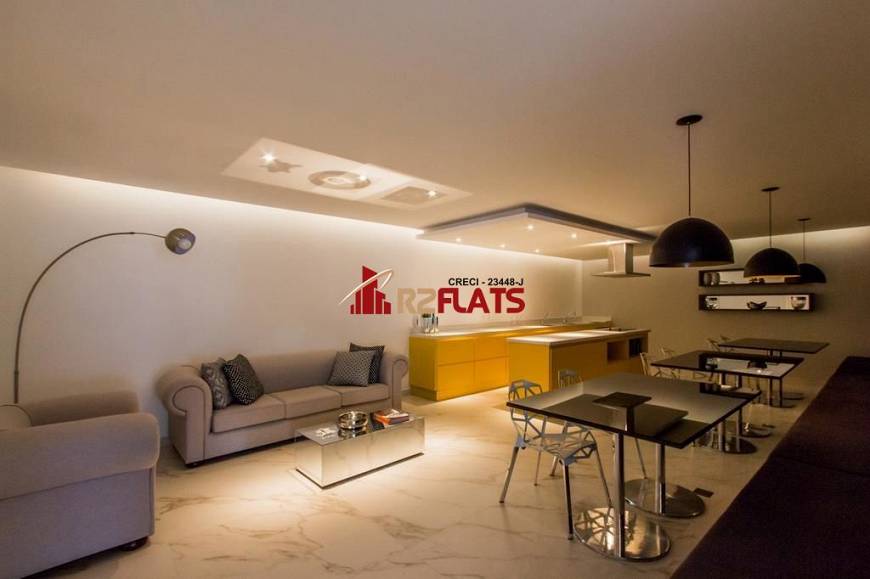 Foto 1 de Flat com 1 Quarto à venda, 48m² em Vila Olímpia, São Paulo