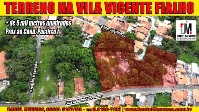 Foto 1 de Lote/Terreno com 1 Quarto à venda, 5000m² em Vila Vicente Fialho, São Luís