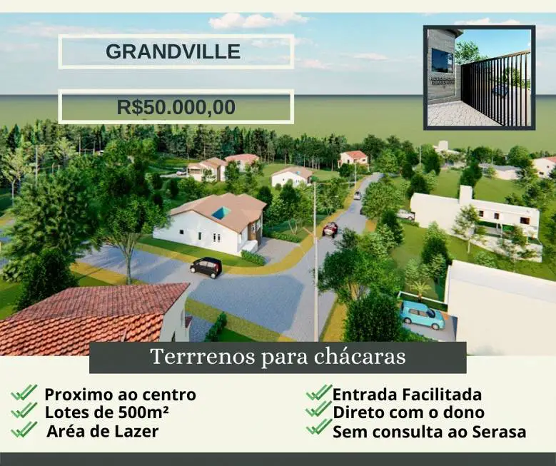 Foto 1 de Lote/Terreno à venda, 500m² em Chácaras Três Lagoinhas, Mairinque