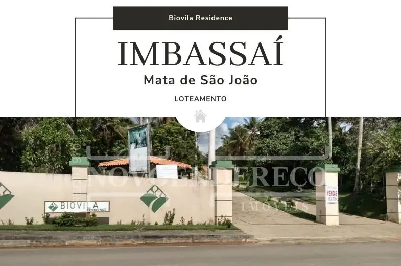Foto 1 de Lote/Terreno à venda, 200m² em Imbassai, Mata de São João