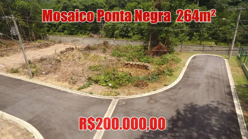 Foto 1 de Lote/Terreno à venda, 264m² em Ponta Negra, Manaus