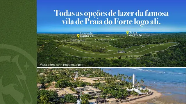 Foto 5 de Lote/Terreno à venda, 778m² em Praia do Forte, Mata de São João