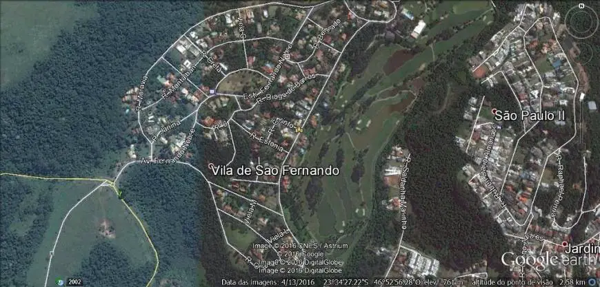 Foto 1 de Lote/Terreno à venda, 2021m² em Vila de São Fernando, Cotia