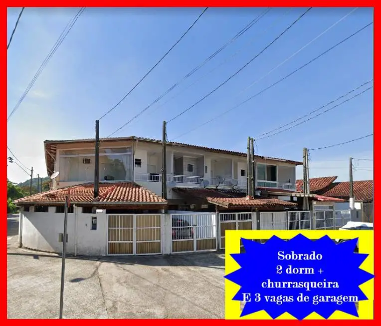 Foto 1 de Sobrado com 2 Quartos à venda, 100m² em Tude Bastos, Praia Grande