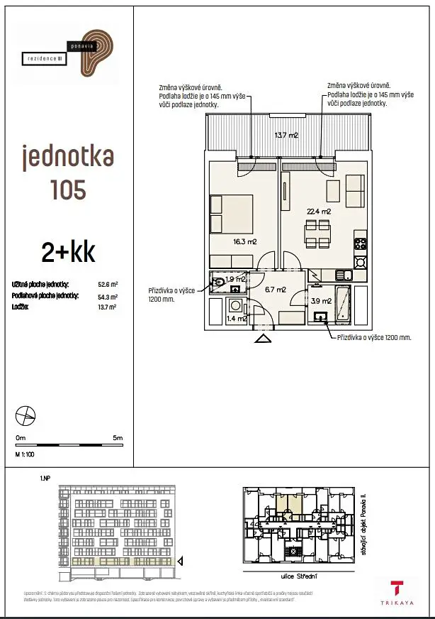 Prodej bytu 2+kk 53 m², Střední, Brno - Ponava
