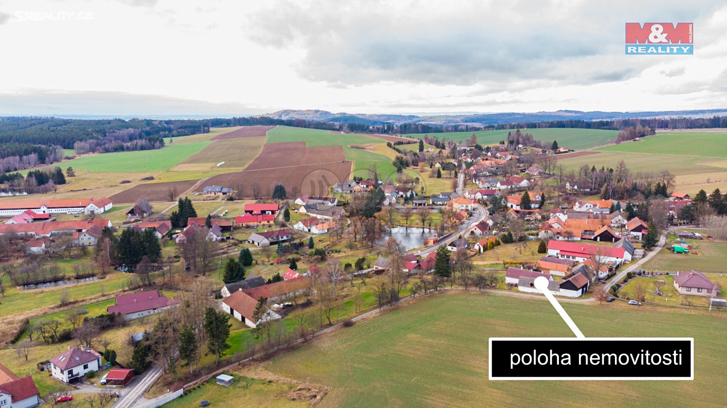 Prodej  rodinného domu 620 m², pozemek 246 m², Bořetín, okres Pelhřimov