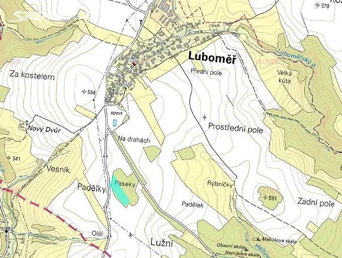 Prodej  lesa 16 326 m², Luboměř, okres Nový Jičín