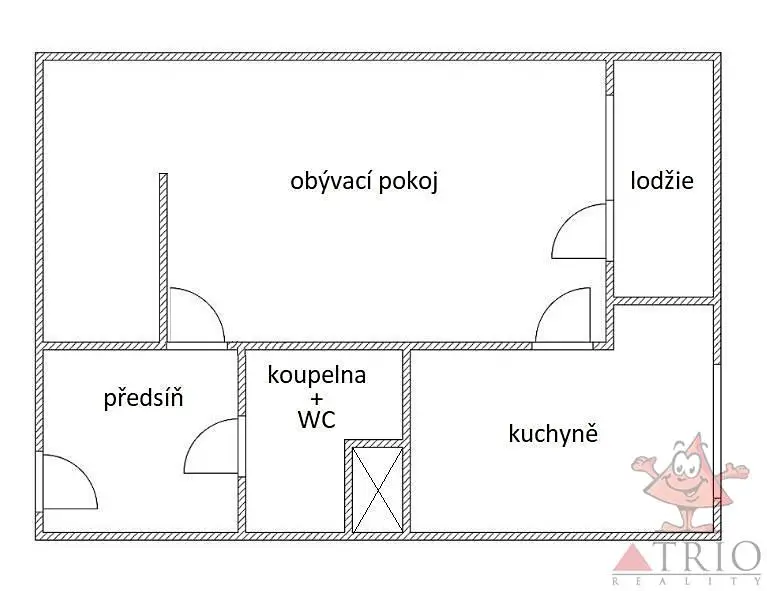 Pronájem bytu 1+1 45 m², Trytova, Praha 9 - Černý Most