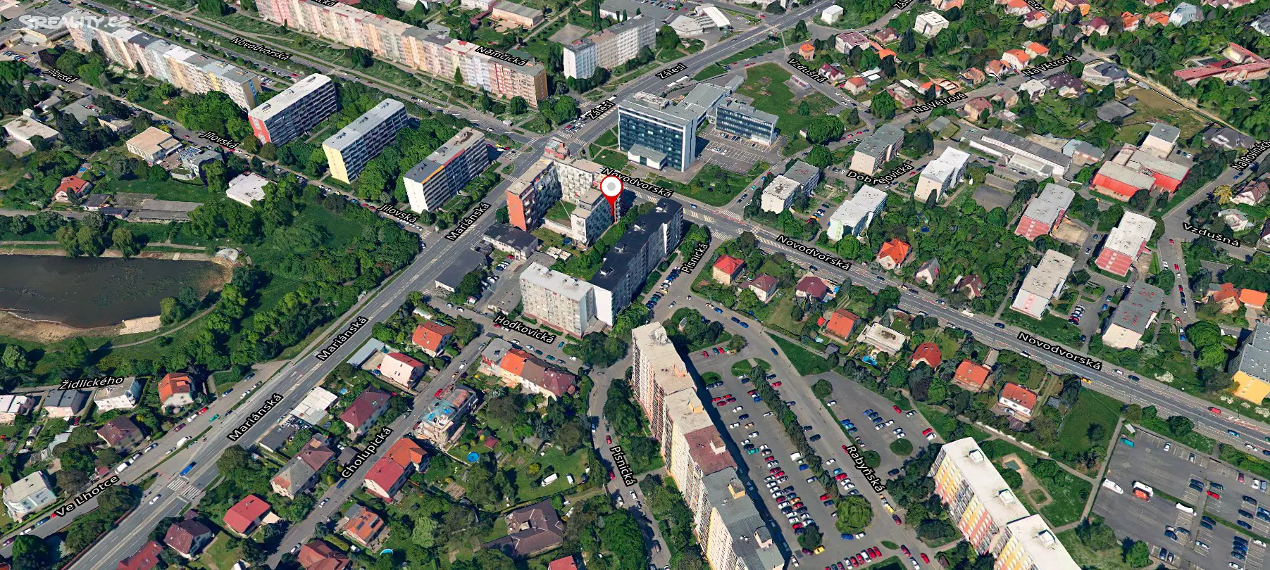 Pronájem bytu 1+kk 32 m², Novodvorská, Praha