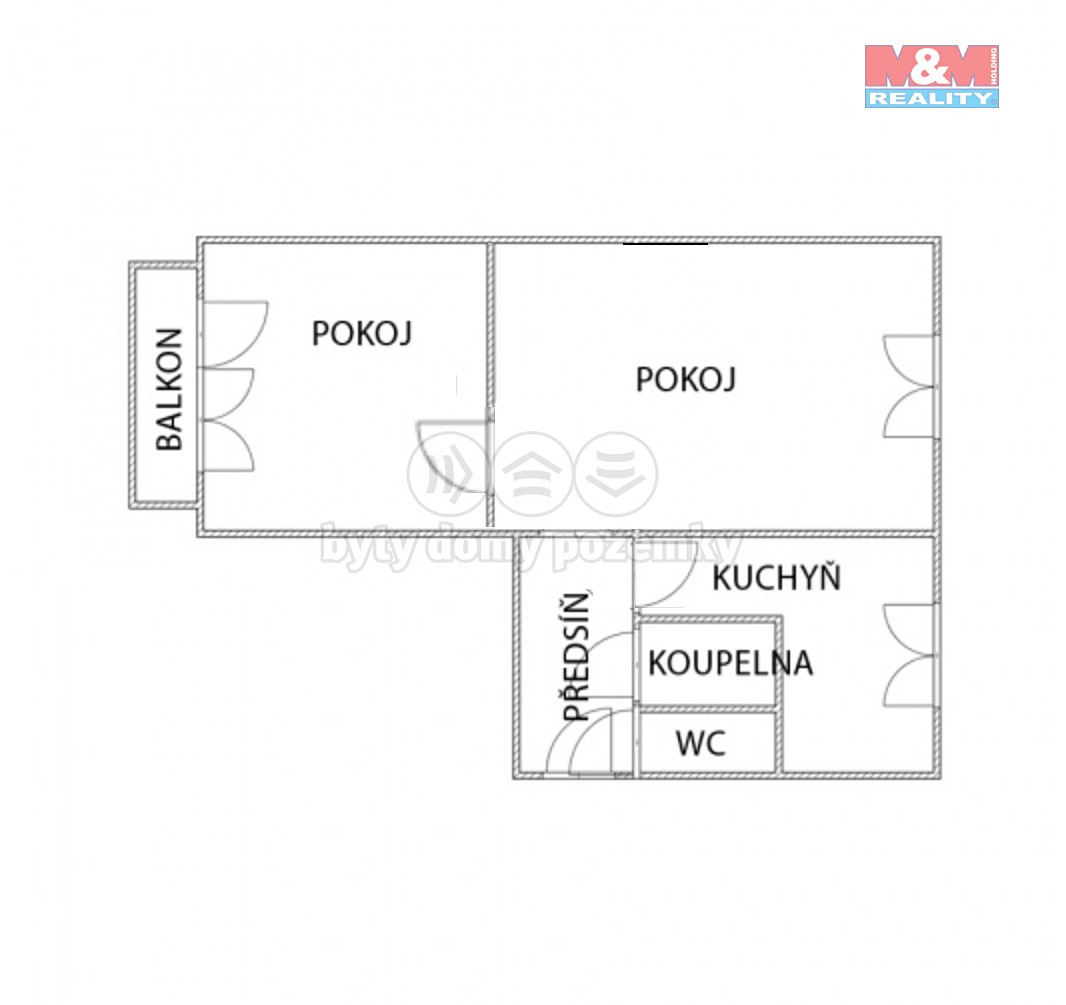 Pronájem bytu 2+1 51 m², SNP, Rychnov nad Kněžnou