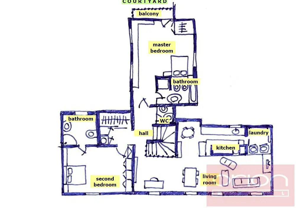 Pronájem bytu 3+1 155 m² (Podkrovní), Tomášská, Praha 1 - Malá Strana