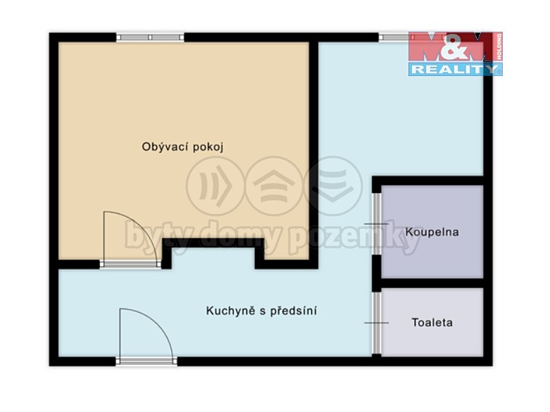 Prodej bytu 1+1 30 m², Slunečná, Havířov - Podlesí