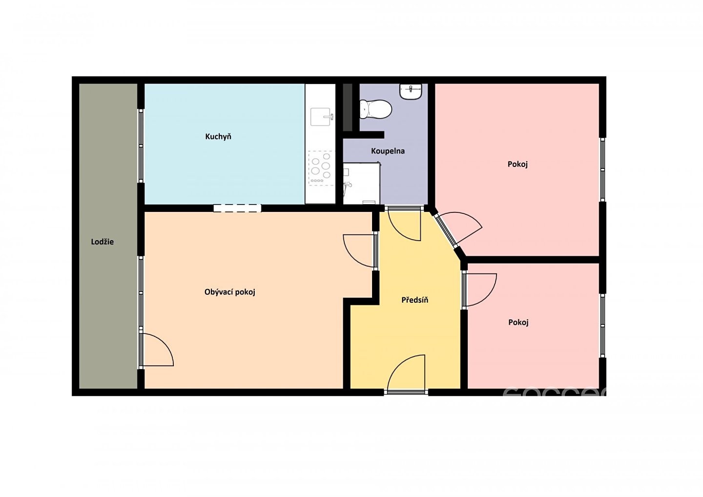 Prodej bytu 3+1 61 m², Bílinská, Praha 9 - Prosek