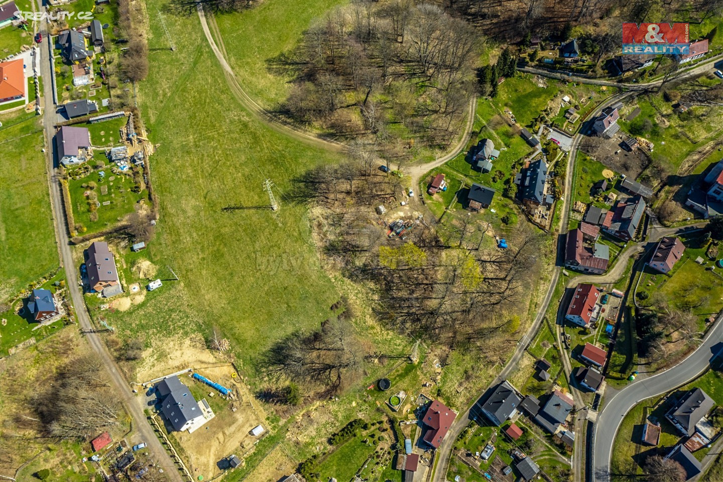 Prodej  stavebního pozemku 2 917 m², Krásná Lípa, okres Děčín
