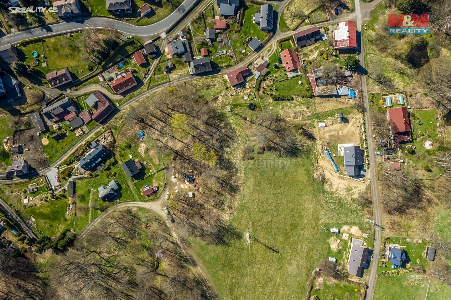 Prodej  stavebního pozemku 2 916 m², Krásná Lípa, okres Děčín
