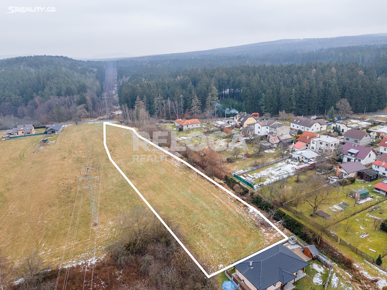 Prodej  stavebního pozemku 6 820 m², Medový Újezd, okres Rokycany