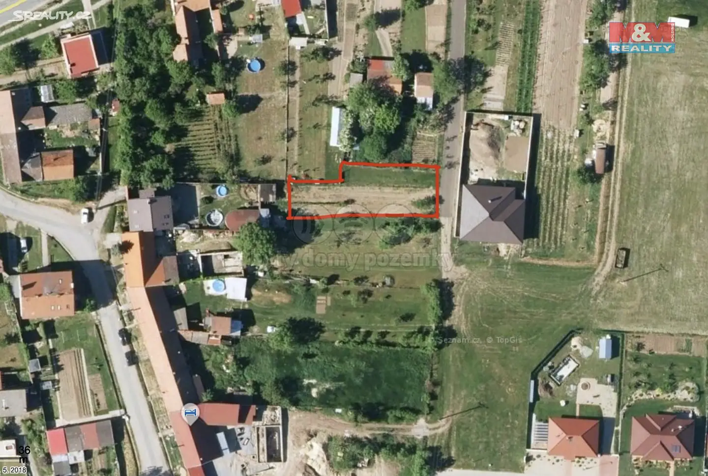 Prodej  stavebního pozemku 837 m², Milovice, okres Břeclav