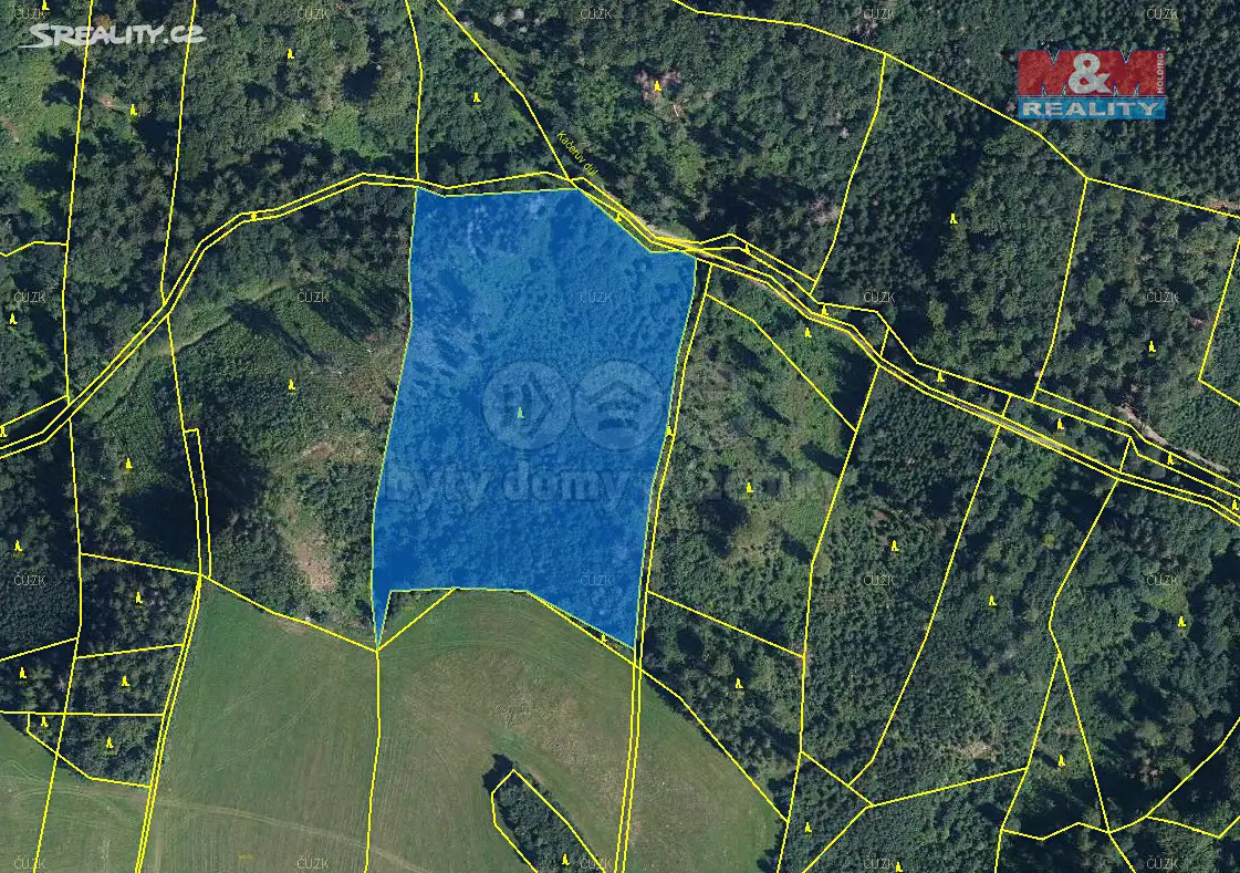 Prodej  lesa 152 042 m², Horní Studénky, okres Šumperk