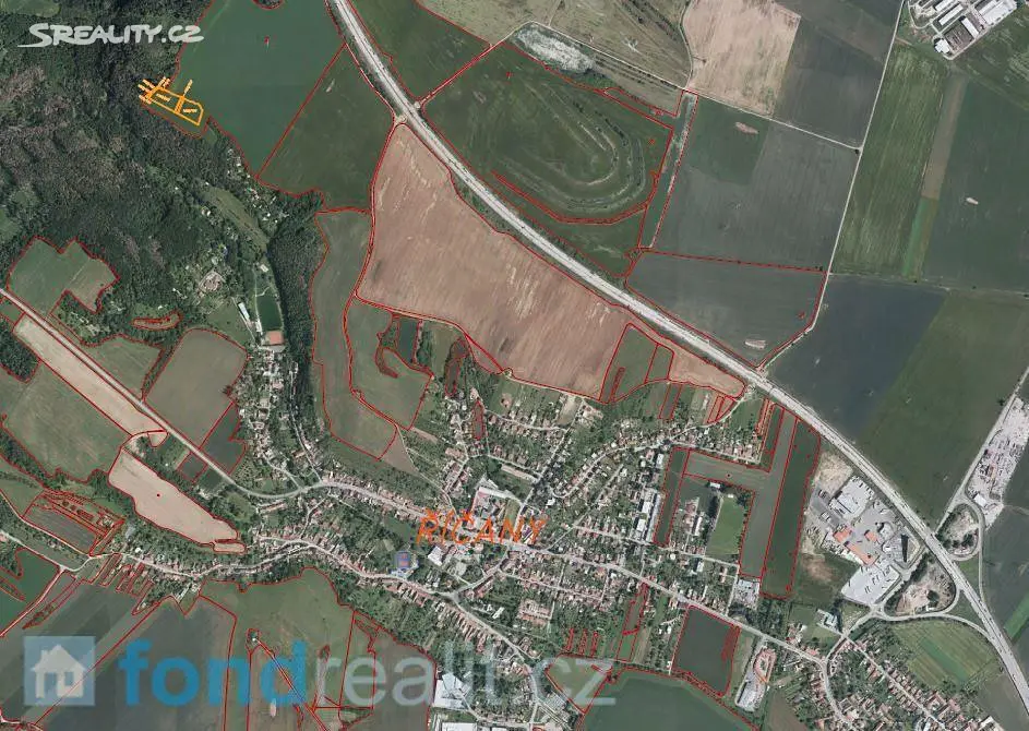 Prodej  pozemku 7 098 m², Říčany, okres Brno-venkov