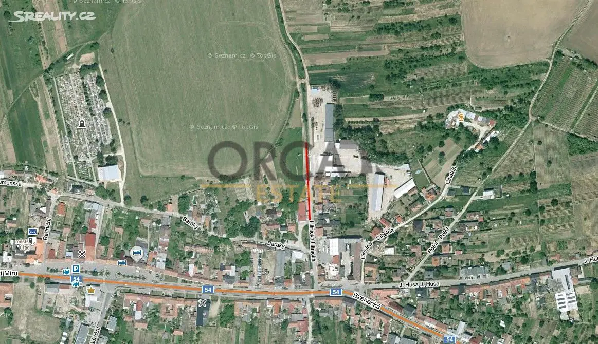 Prodej  pozemku 411 m², Vracov, okres Hodonín