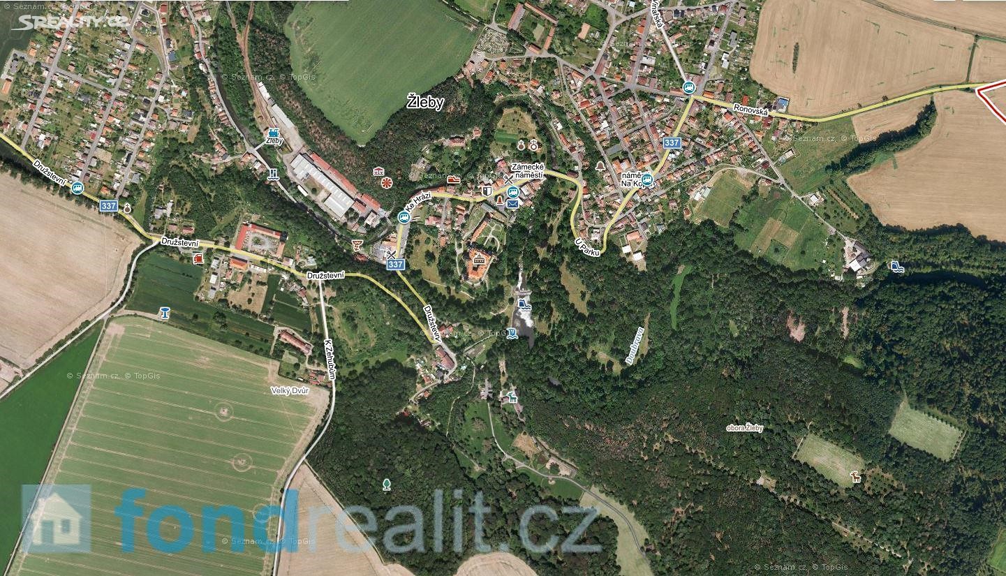Prodej  pozemku 1 149 m², Žleby, okres Kutná Hora