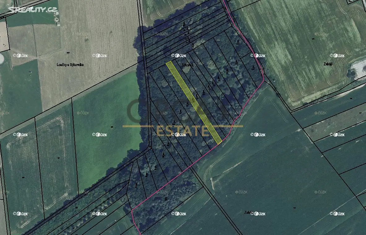 Prodej  pole 671 m², Machová, okres Zlín