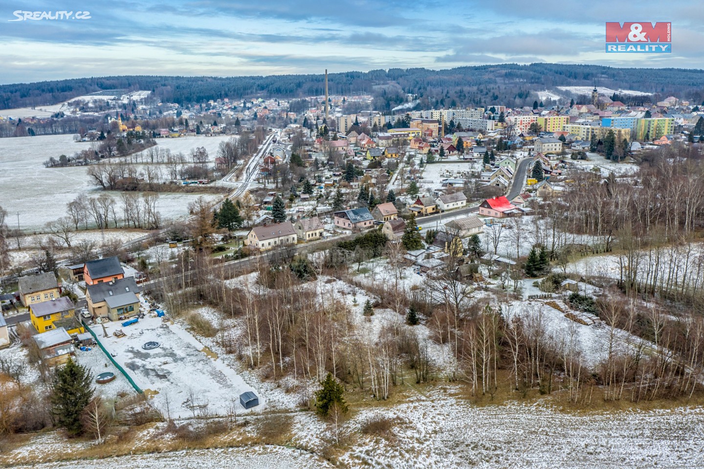 Prodej  stavebního pozemku 5 620 m², Nové Město pod Smrkem, okres Liberec