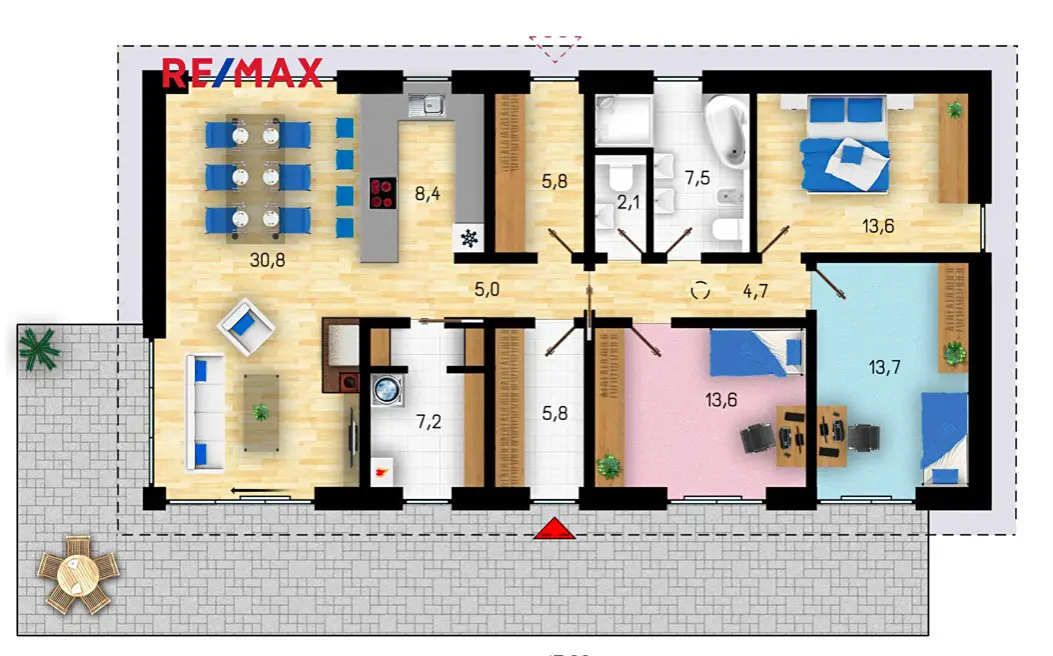 Prodej  rodinného domu 118 m², pozemek 618 m², Tábor, okres Tábor