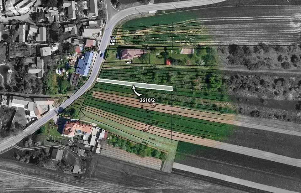 Prodej  stavebního pozemku 221 m², Vřesovice, okres Hodonín