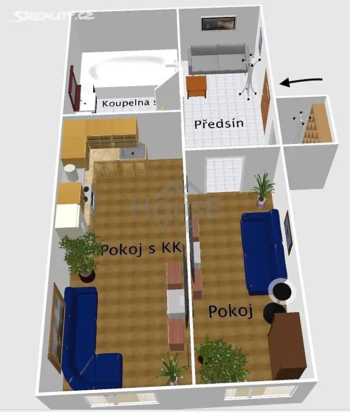 Prodej bytu 2+kk 45 m², Zahradníčkova, Praha - Praha 5