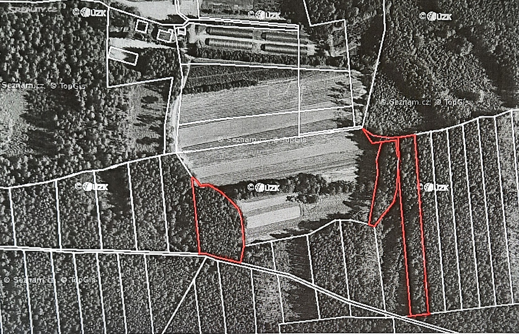 Prodej  lesa 22 230 m², Krajníčko, okres Strakonice