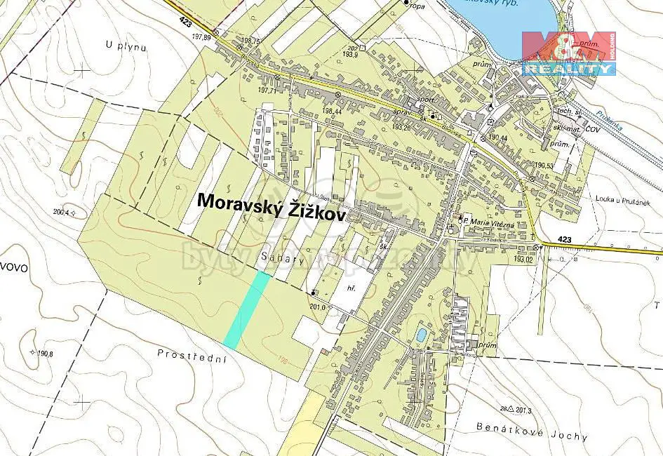 Prodej  pole 9 811 m², Moravský Žižkov, okres Břeclav