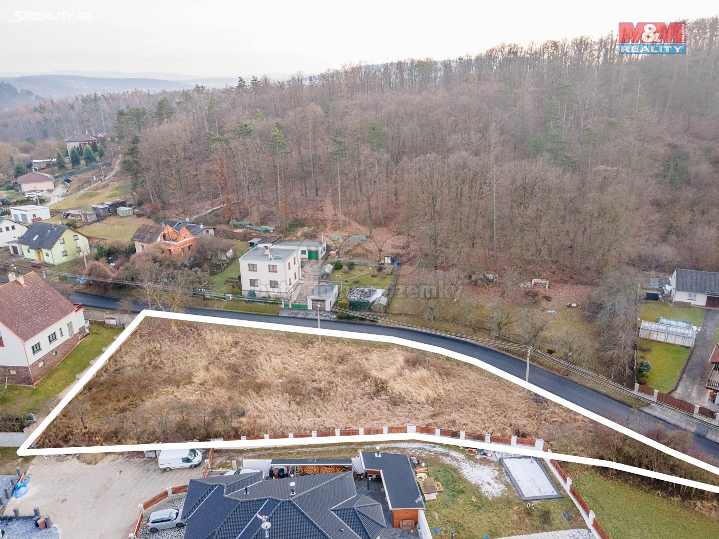 Prodej  stavebního pozemku 1 513 m², Králův Dvůr - Popovice, okres Beroun