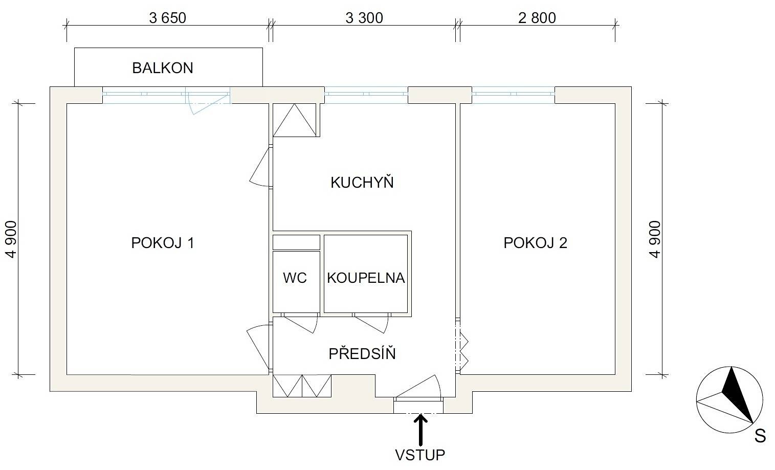Pronájem bytu 2+1 50 m², Okrajová, Havířov - Podlesí