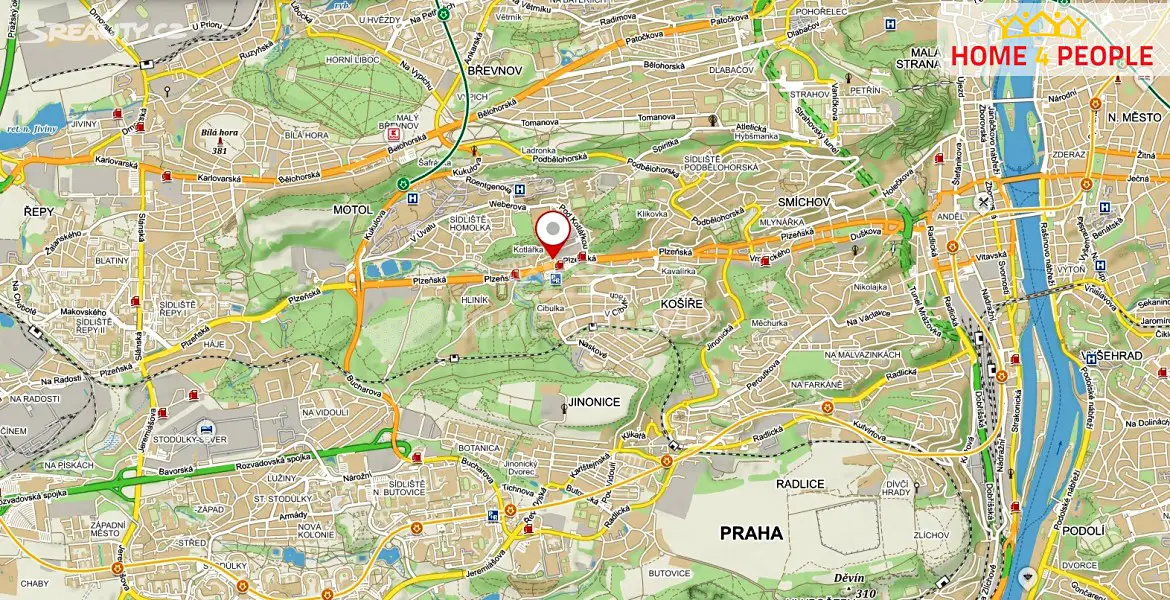 Prodej bytu 1+1 30 m², Ke Kotlářce, Praha 5 - Košíře