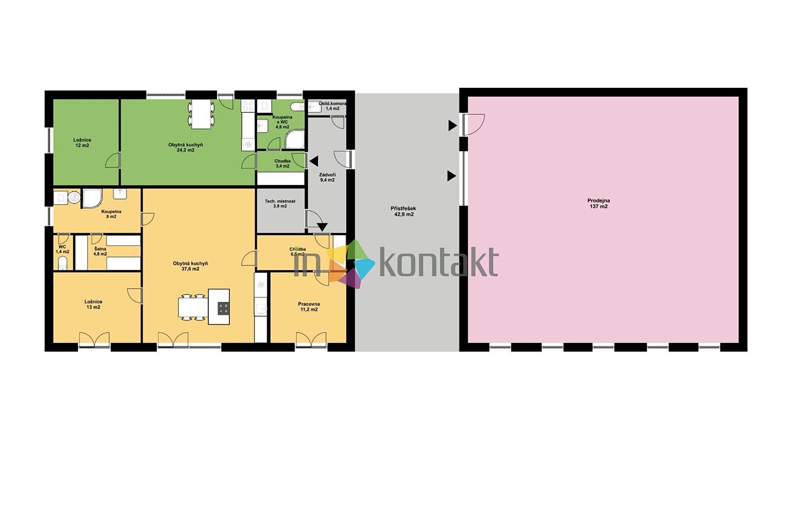 Prodej  rodinného domu 278 m², pozemek 528 m², Žichlínek, okres Ústí nad Orlicí