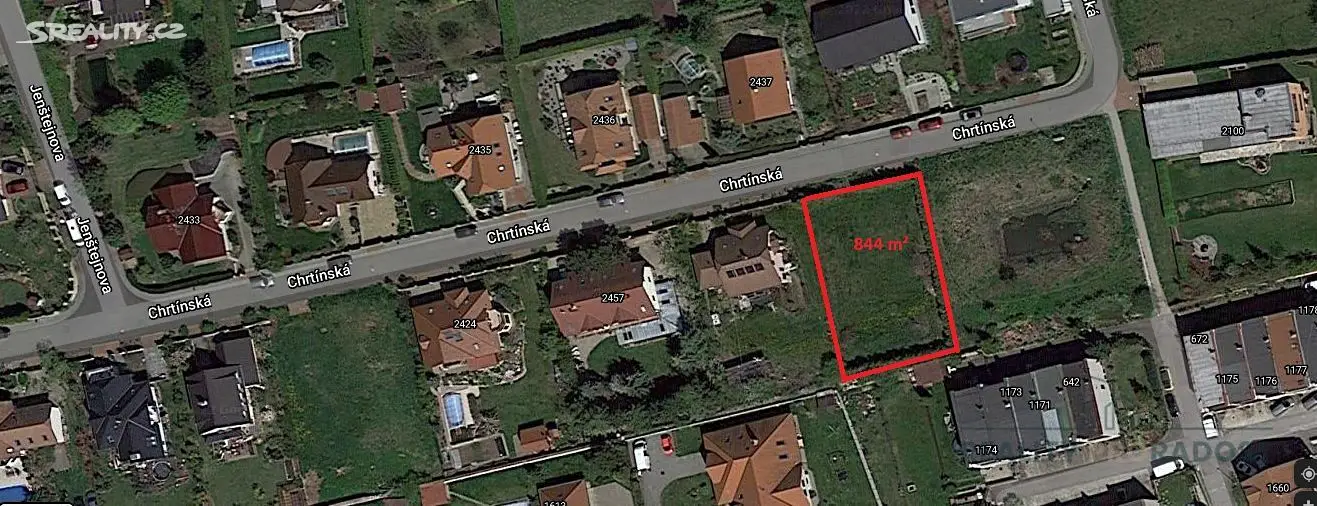 Prodej  stavebního pozemku 844 m², Hostivice, okres Praha-západ
