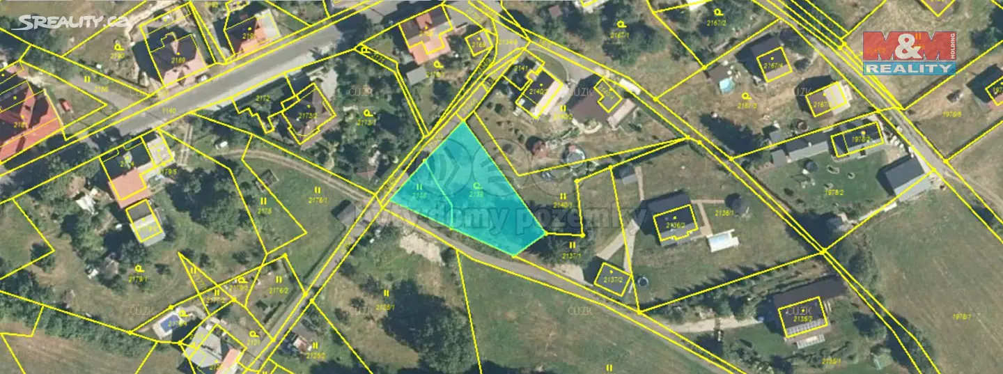 Prodej  stavebního pozemku 932 m², Velké Hamry, okres Jablonec nad Nisou