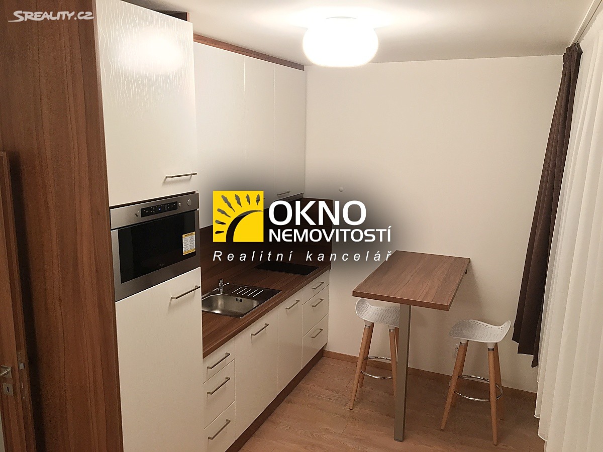 Pronájem bytu 1+kk 25 m², Nad Přehradou, Brno - Bystrc