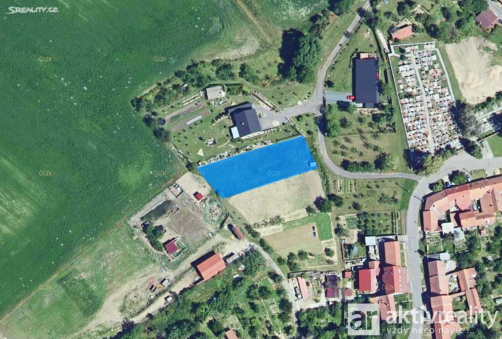 Prodej  stavebního pozemku 1 359 m², Borkovany, okres Břeclav