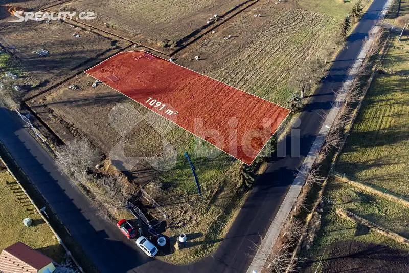Prodej  stavebního pozemku 1 091 m², Nezabylice, okres Chomutov
