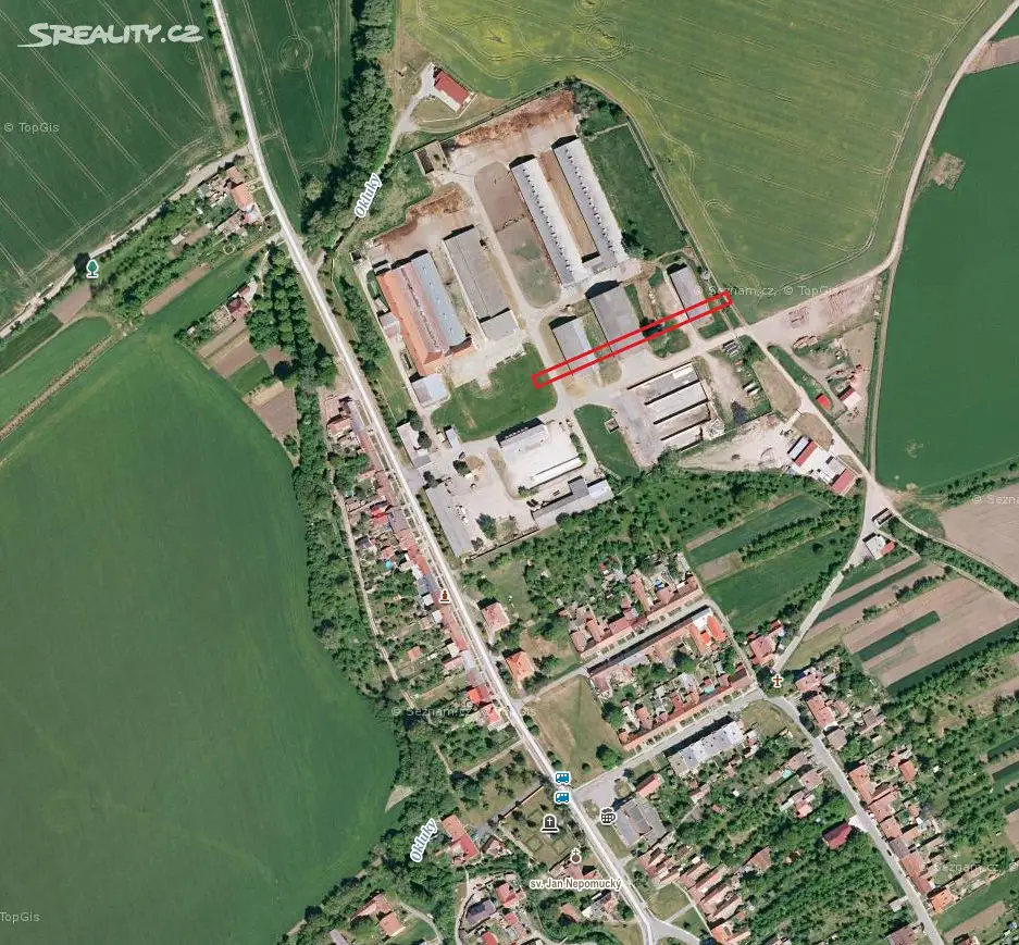 Prodej  komerčního pozemku 530 m², Horní Němčí, okres Uherské Hradiště