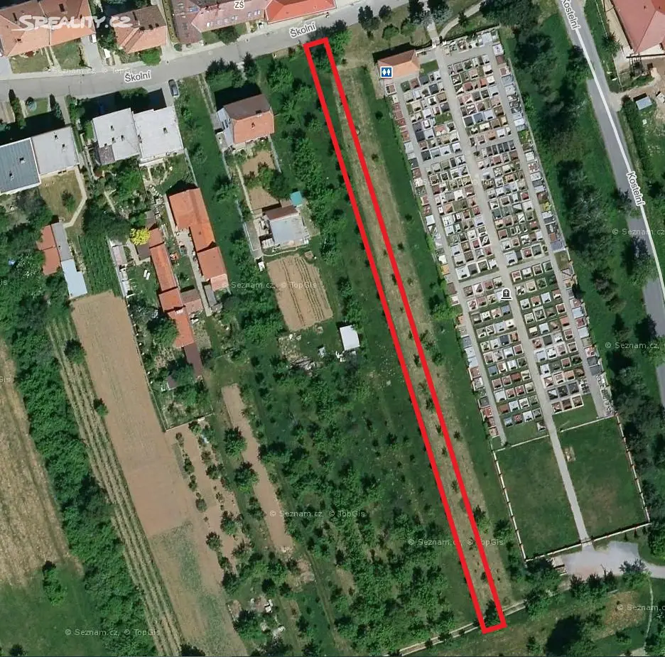 Prodej  zahrady 827 m², Ostrožská Lhota, okres Uherské Hradiště