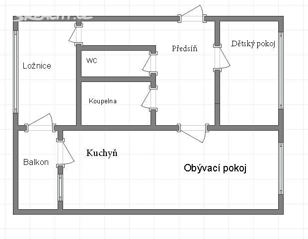Prodej bytu 3+kk 70 m², Skelná, Jablonec nad Nisou