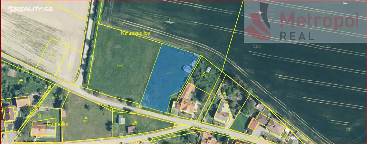Prodej  stavebního pozemku 2 045 m², Koldín - Hradiště, okres Ústí nad Orlicí